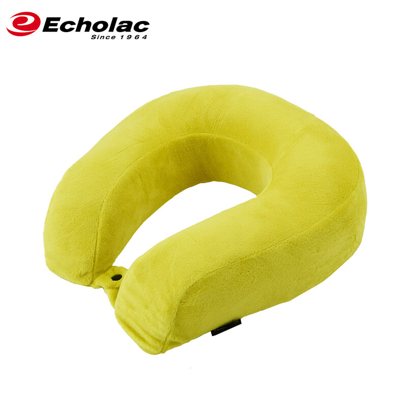 爱可乐(Echolac)U形记忆枕 慢回弹旅行枕办公室午睡枕车用便携飞机枕 灰色
